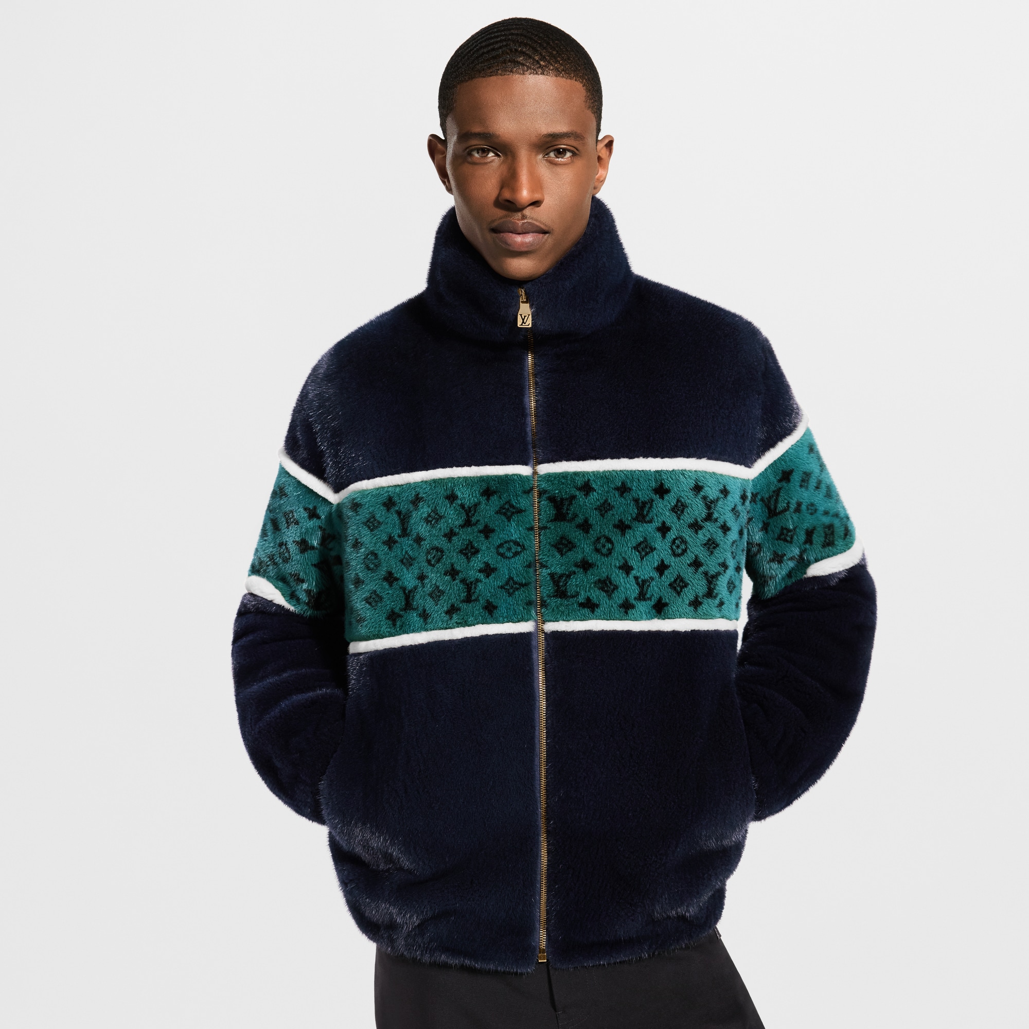 Mink Track Top - Ready-to-Wear | LOUIS VUITTON